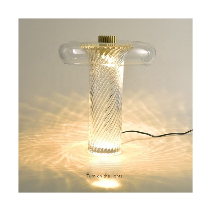 Swirl Column Table Lamp